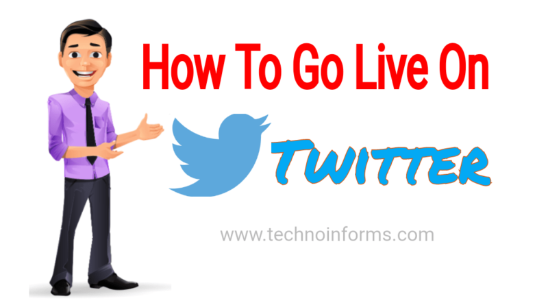How to go live on twitter