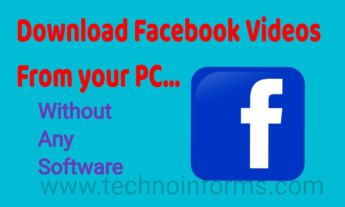 how to download facebook video on pc without software