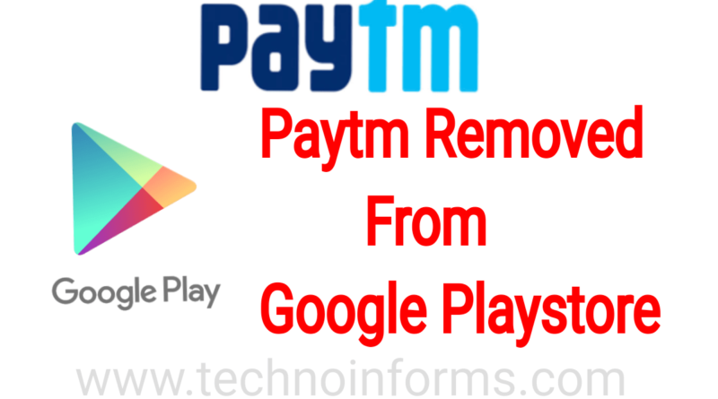 Paytm removed from Google Play Store